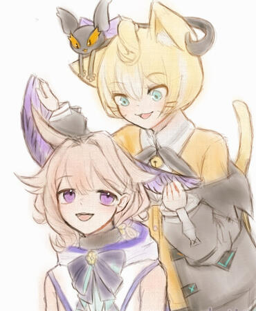 Genderbent Millie & Enna